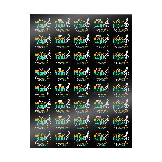 Funny Music Teacher Music Teacher Cool Teacher Wrapping Papers