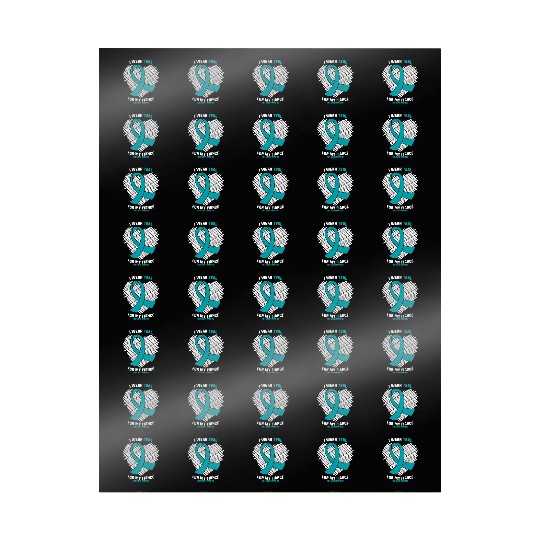I Wear Teal For My Fiance Food Allergy Awareness Wrapping Papers