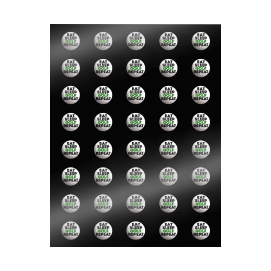 Eat Sleep Golf Repeat Golf Retirement Wrapping Papers