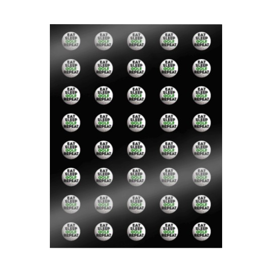 Eat Sleep Golf Repeat Golf Retirement Wrapping Papers