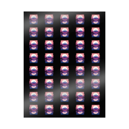 Vaporwave Aesthetic Japan Sight Mount Fuji Volcano Wrapping Papers
