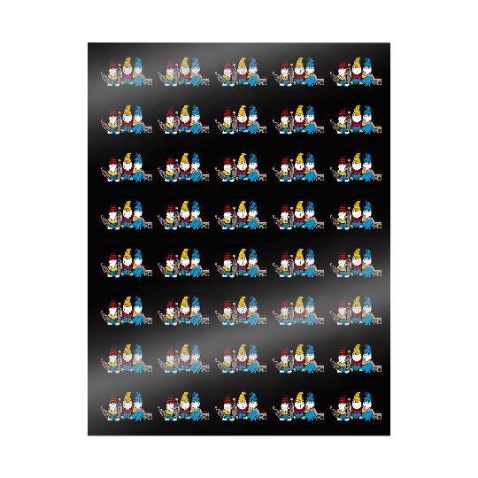 Gangstas Move Silence Gnomes Wrapping Papers