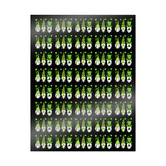 St Patrick'S Day Three Gnomes Shamrock Irish Wrapping Papers