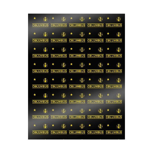 Columbus Ohio 614 Starer Wrapping Papers