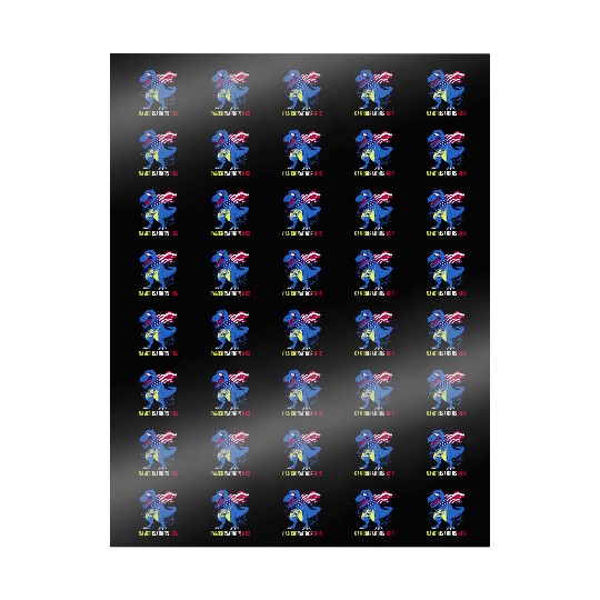 Amerisaurus Rex Independence Day USA Party Wrapping Papers