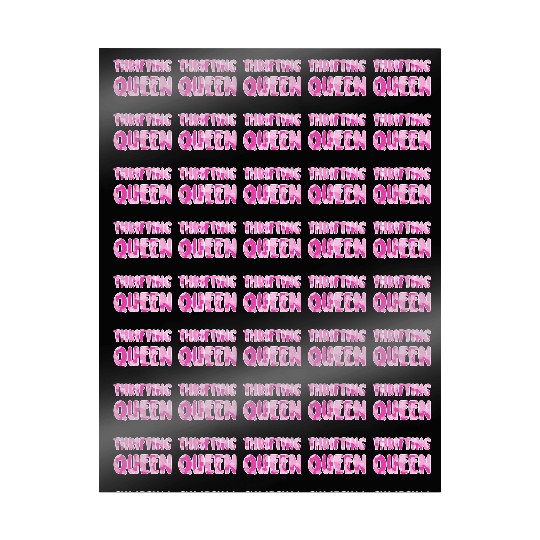 Thrifting Queen pink camo Wrapping Papers