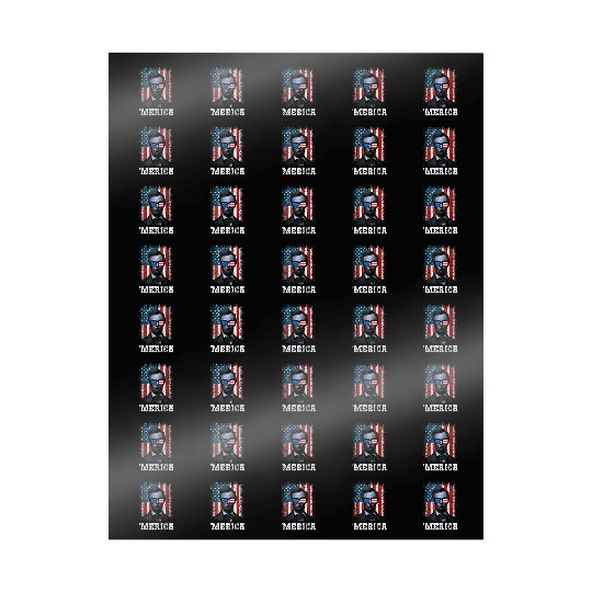 Merica Lincoln Independence Day Party 4th July Wrapping Papers