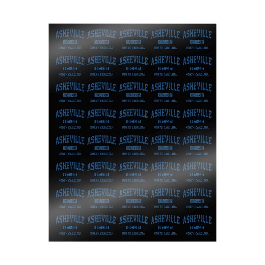 Asheville North Carolina Athletic Sports Wrapping Papers