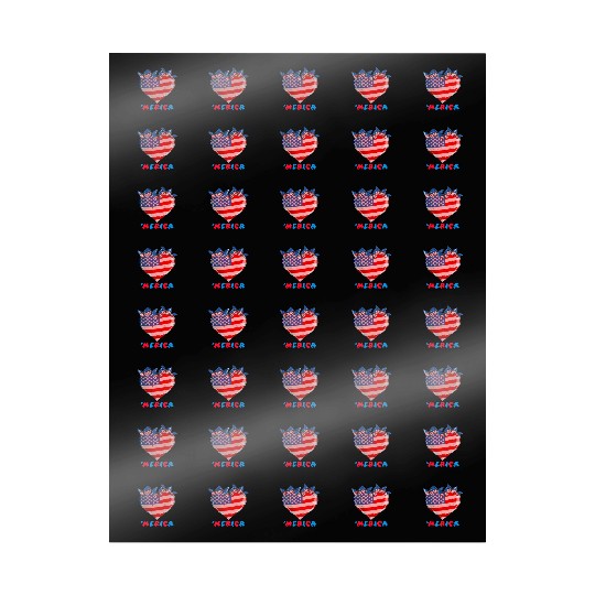 Patriotism Merica Pride US Patriots USA Fan Wrapping Papers