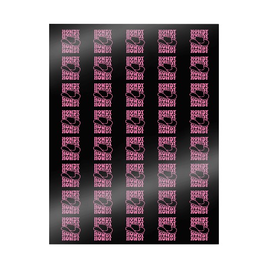Howdy Western Rodeo Cory Southern Cowgirl Wrapping Papers