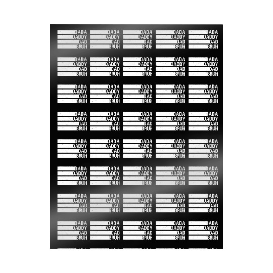 Mens Dada Daddy Dad Bruh Fathers Day Funny Father Wrapping Papers