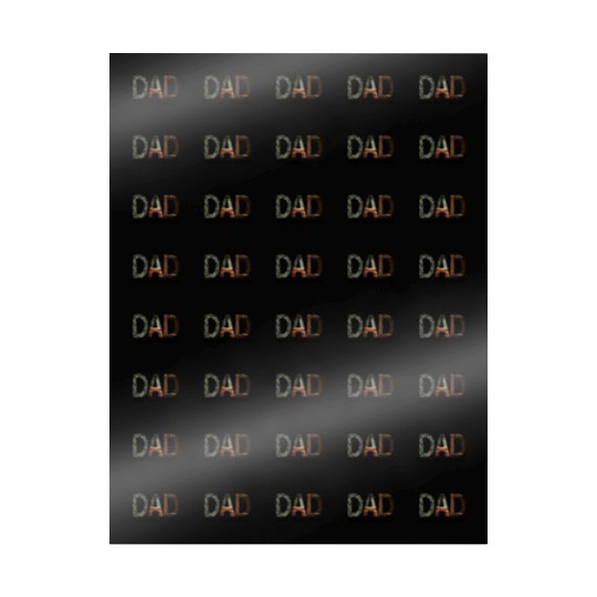 Dad Man Myth Legend Father Typography Wrapping Papers
