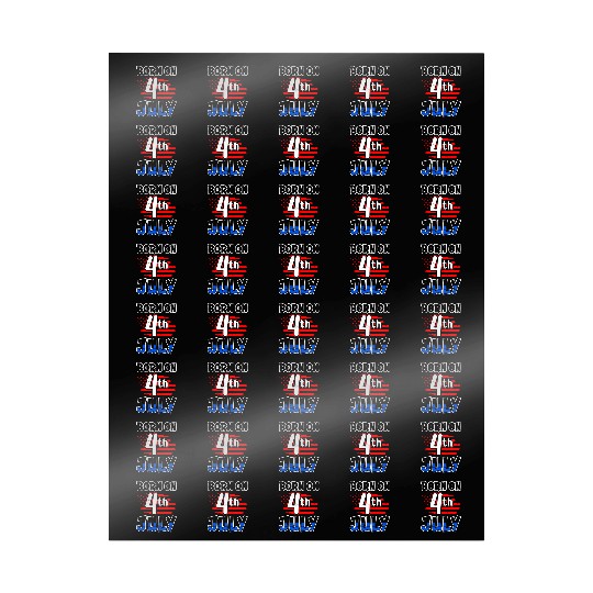 Born 4th of July Independence Day America Wrapping Papers