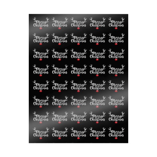 Merry Christmas - Red Nose Reindeer Wrapping Papers