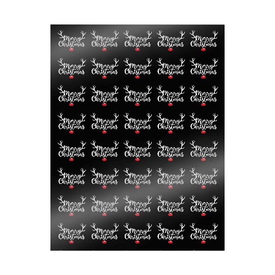 Merry Christmas - Red Nose Reindeer Wrapping Papers