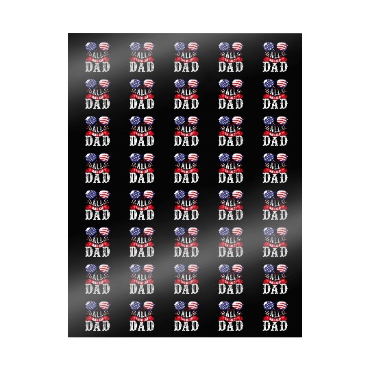All American Dad America Pride US Patriot Wrapping Papers