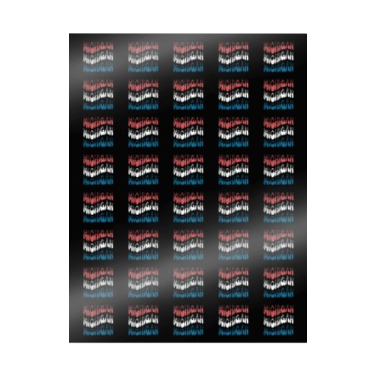 Michigan Red White Blue Cute Groovy Wrapping Papers