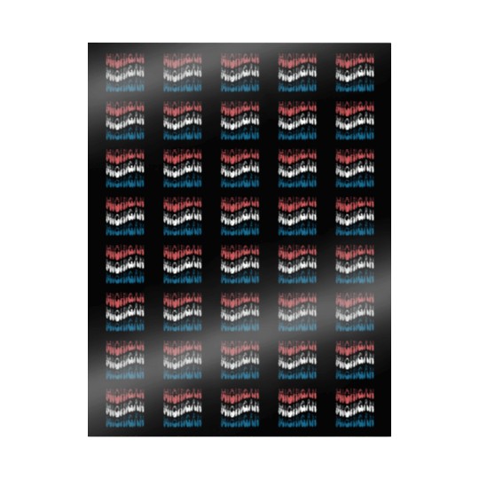 Michigan Red White Blue Cute Groovy Wrapping Papers