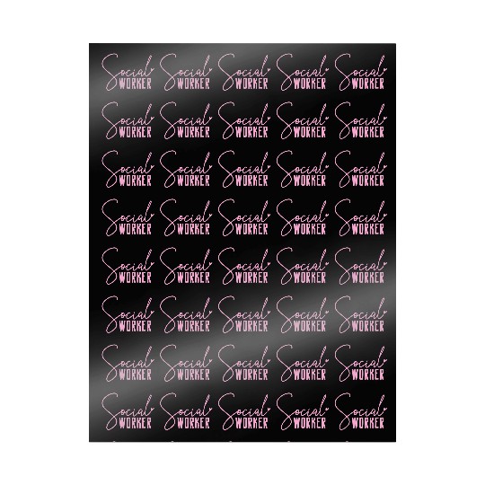 Social Work Social Worker Wrapping Papers