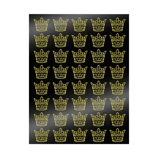 Crown Neon Yellow Wrapping Papers