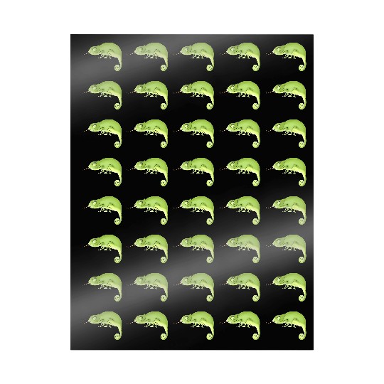 Green Chameleon Wrapping Papers