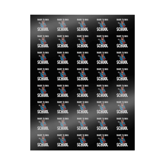 Ready To Rock School Heavy Metal Lover Guitar Wrapping Papers