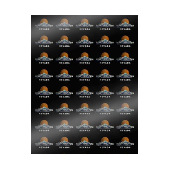 Nevada With Mountain Sunset Scenery Wrapping Papers