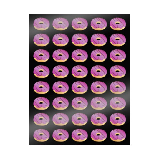 Sweet Pink Glazed Donut Wrapping Papers