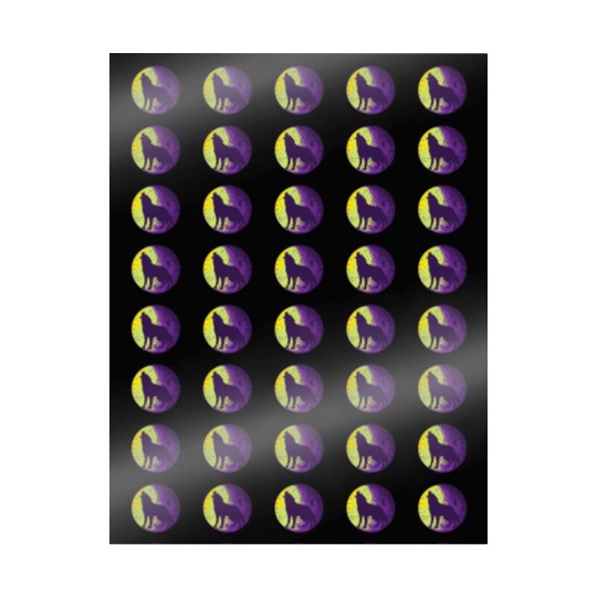 Howling wolf in the moon cool Wrapping Papers
