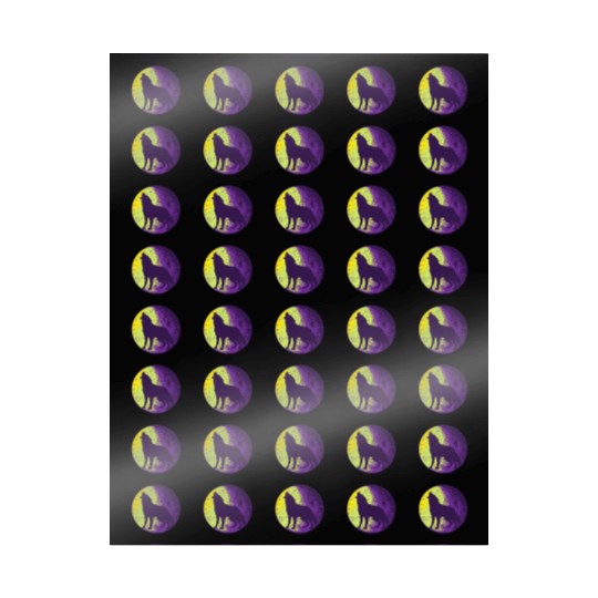 Howling wolf in the moon cool Wrapping Papers