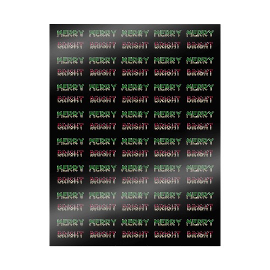 Merry and Bright Christmas Wrapping Papers