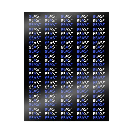 Be A Beast Fitness Workout Gym Wrapping Papers