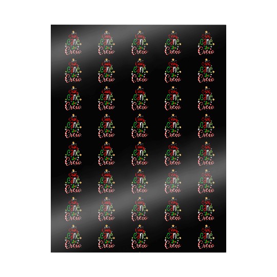 Candy Cane Crew Funny Christmas Candy Lover X Mas Wrapping Papers