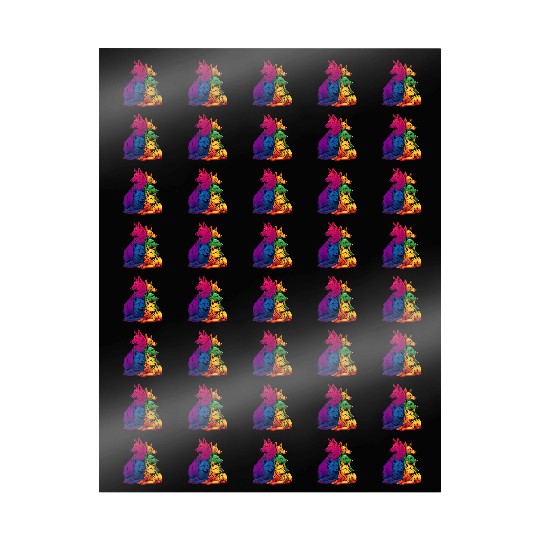 Colorful LGBT Pride German Shepherd Dog Pile Wrapping Papers