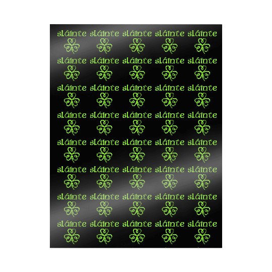 Slainte Cheers Health Fun St Patric Day Wrapping Papers