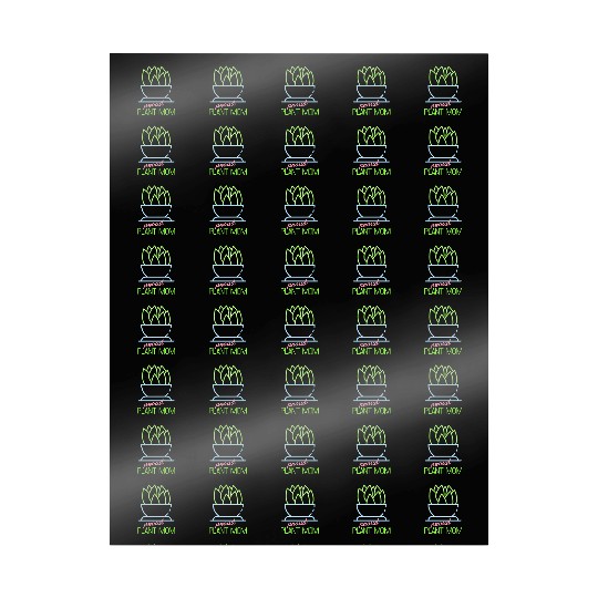 Proud Plant Mom Neon Style Wrapping Papers