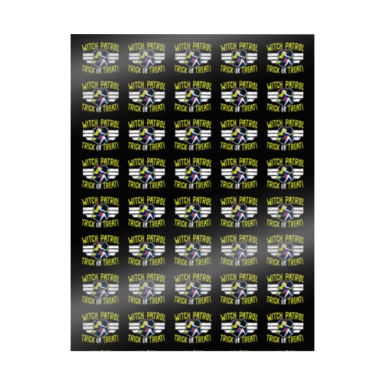 Witch Patrol: Trick or Treat! Policeman Halloween Wrapping Papers