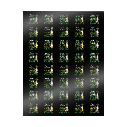 Boston Terrier Kiss Me I'm Irish Or Drunk Or Whate Wrapping Papers