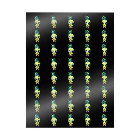 Alien with Pineapple Hair Wrapping Papers