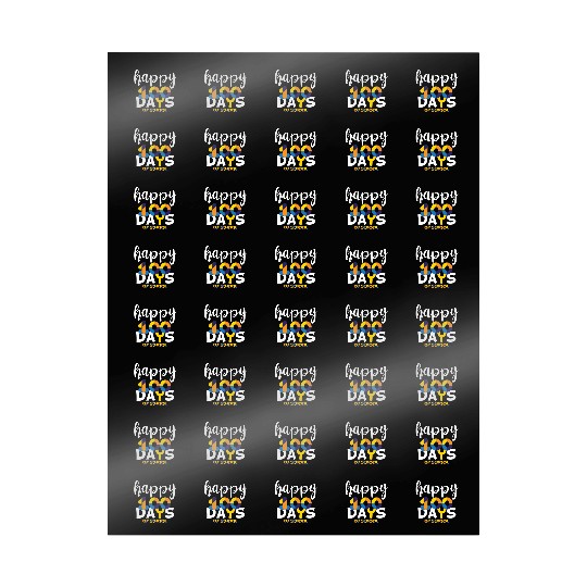 Happy 100 Days Of School Wrapping Papers Teacher Team Grade