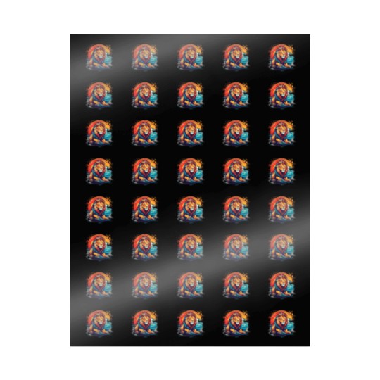 Lion Sunset Wrapping Papers