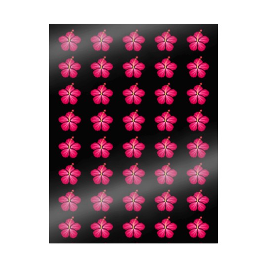 Pink Hibiscus Flower Wrapping Papers