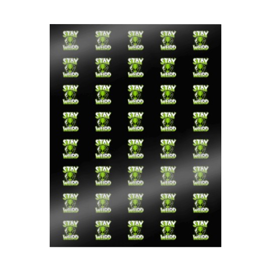 Stay Weird Extraterrestrial Ufo Conspiracy Alien Wrapping Papers