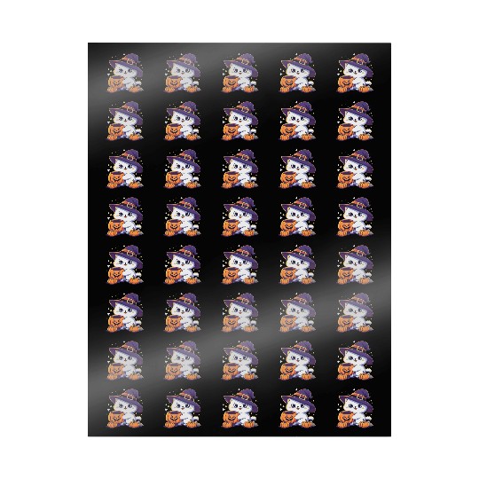 Cute Cat Halloween 3 Wrapping Papers