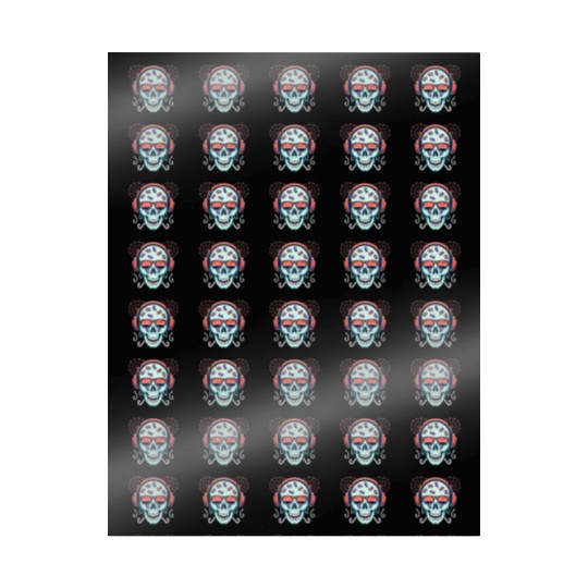 Skull Candy Halloween For Music Wrapping Papers