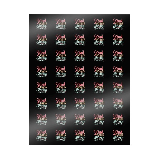 kind hearts strong communities world kindness day Wrapping Papers