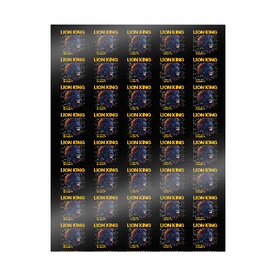 Vector Lion King Digital Accessor Wrapping Papers