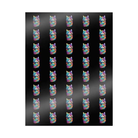 Colorful Cute cat for cat Lovers Wrapping Papers