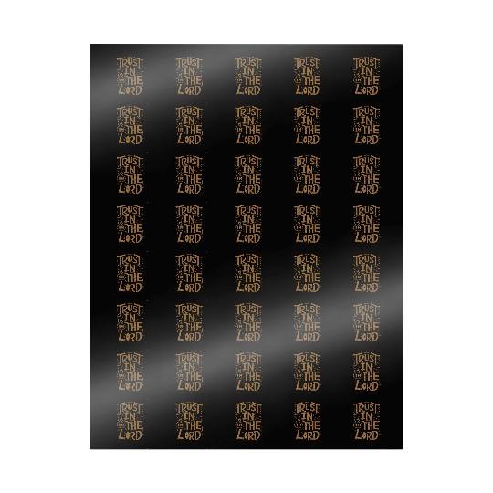Trust In The God - Religious Design Wrapping Papers