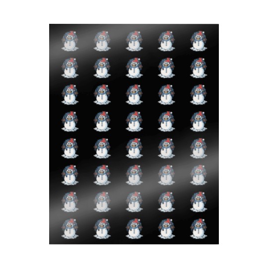 frosty snowman creepy Wrapping Papers
